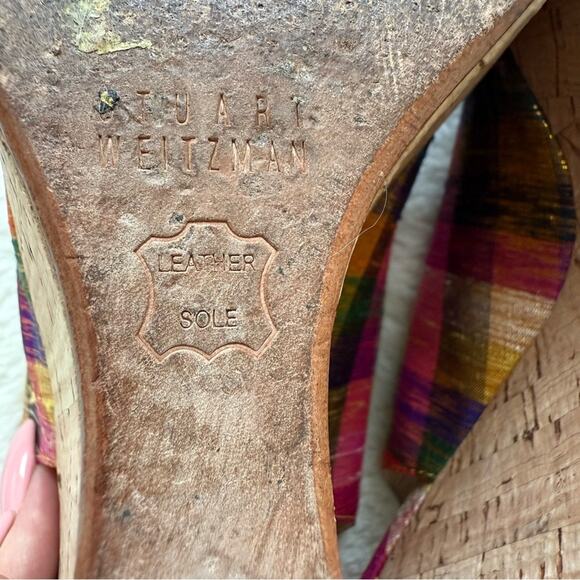 Stuart Weitzman platform women shoes size 8 US Authentic - Picture 6 of 7
